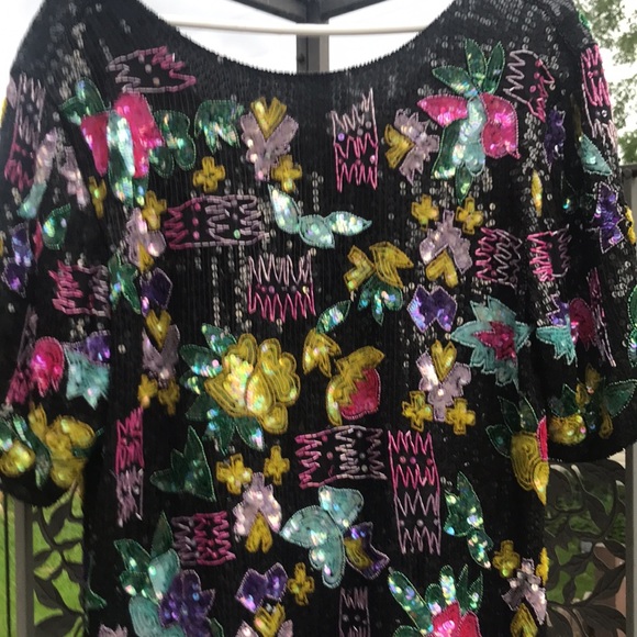 Art Deco sequins dress - Picture 4 of 9